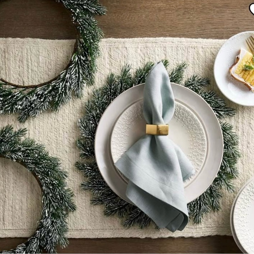 Pottery Barn Colten Jute Table runner NEW!